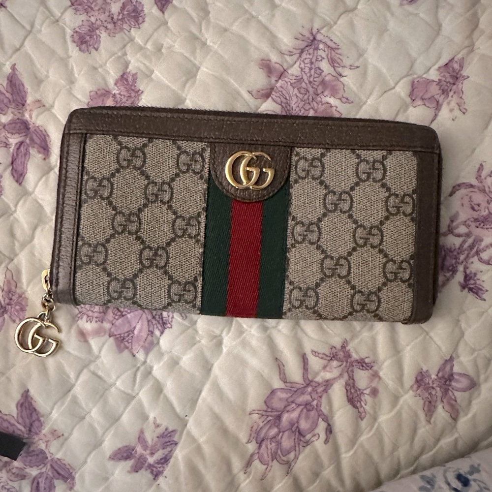 Gucci Ophidia Zip Around Long Wallet